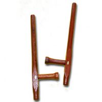 Tonfa, pari , punaista puuta, 51cm-0